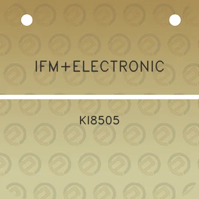 ifmelectronic-ki8505