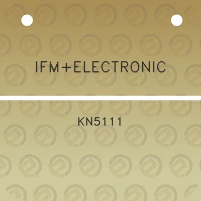 ifmelectronic-kn5111