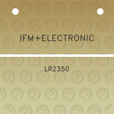 ifmelectronic-lr2350