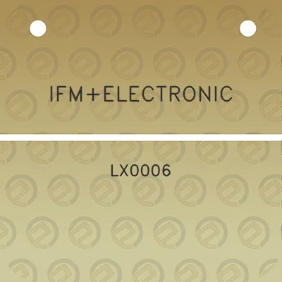 ifmelectronic-lx0006