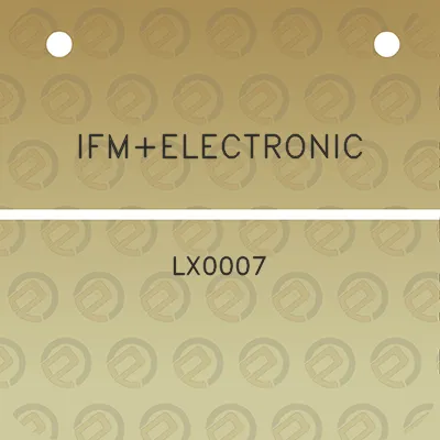 ifmelectronic-lx0007