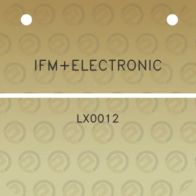 ifmelectronic-lx0012