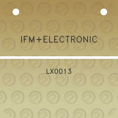 ifmelectronic-lx0013