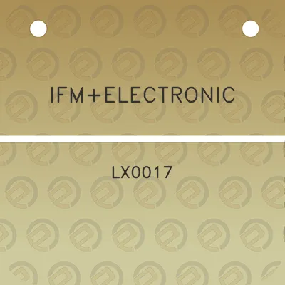 ifmelectronic-lx0017