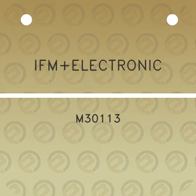 ifmelectronic-m30113