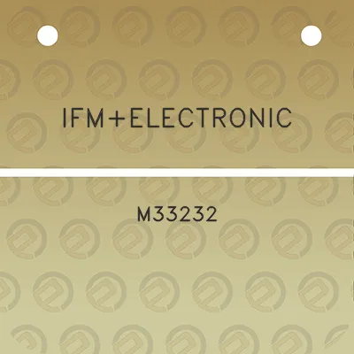 ifmelectronic-m33232