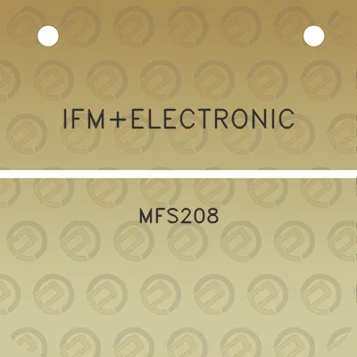 ifmelectronic-mfs208