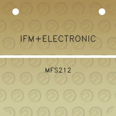 ifmelectronic-mfs212