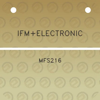 ifmelectronic-mfs216