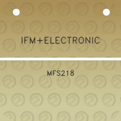 ifmelectronic-mfs218