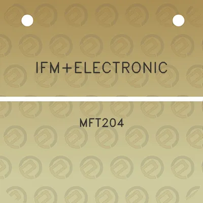 ifmelectronic-mft204