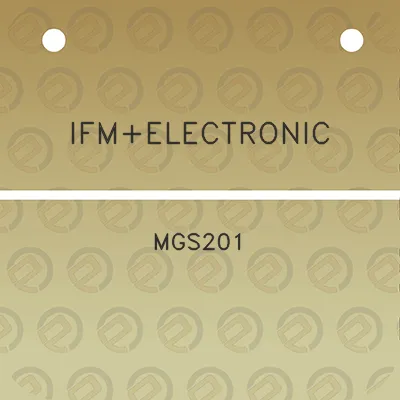 ifmelectronic-mgs201