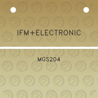 ifmelectronic-mgs204