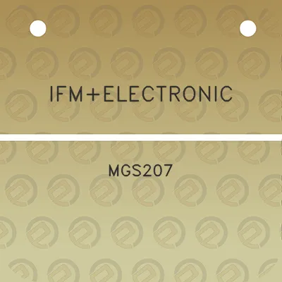 ifmelectronic-mgs207