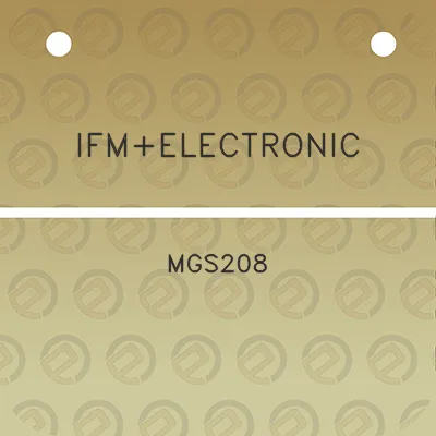 ifmelectronic-mgs208