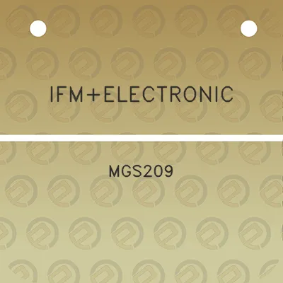 ifmelectronic-mgs209