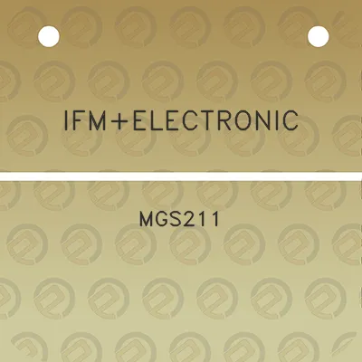 ifmelectronic-mgs211