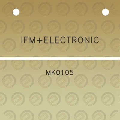 ifmelectronic-mk0105