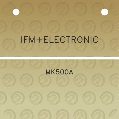 ifmelectronic-mk500a