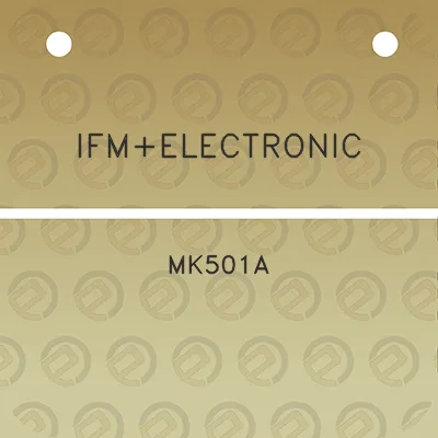 ifmelectronic-mk501a