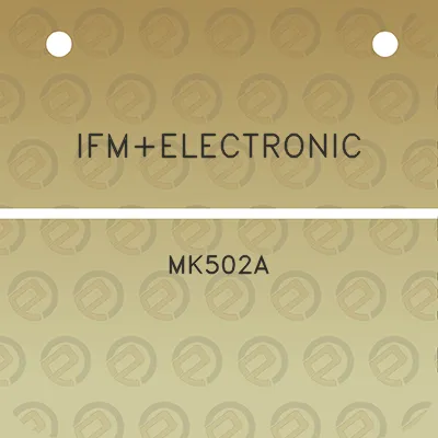 ifmelectronic-mk502a