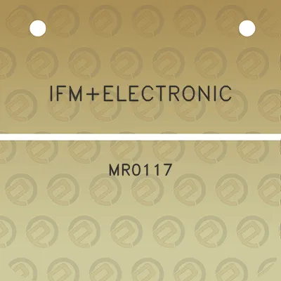 ifmelectronic-mr0117