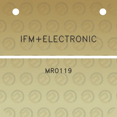 ifmelectronic-mr0119