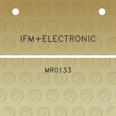 ifmelectronic-mr0133