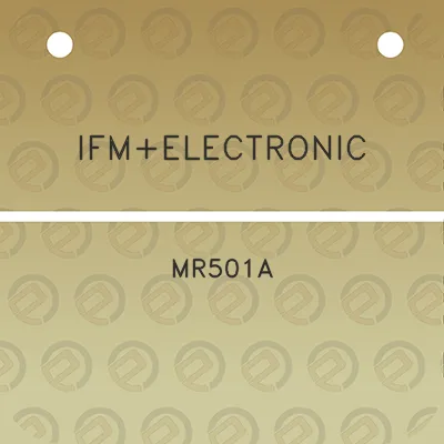 ifmelectronic-mr501a