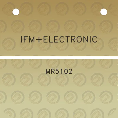 ifmelectronic-mr5102