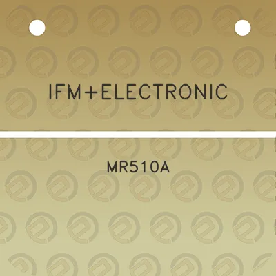 ifmelectronic-mr510a