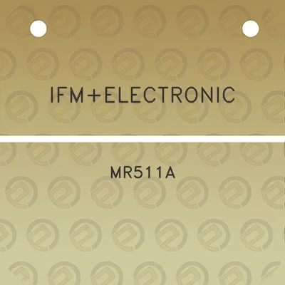 ifmelectronic-mr511a