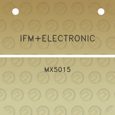 ifmelectronic-mx5015