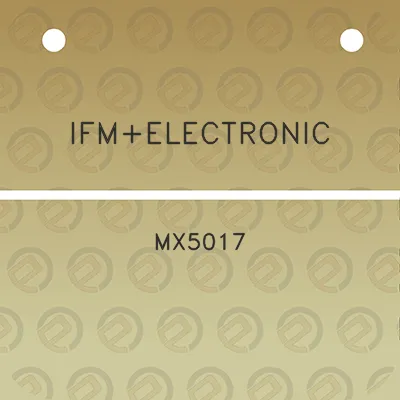 ifmelectronic-mx5017