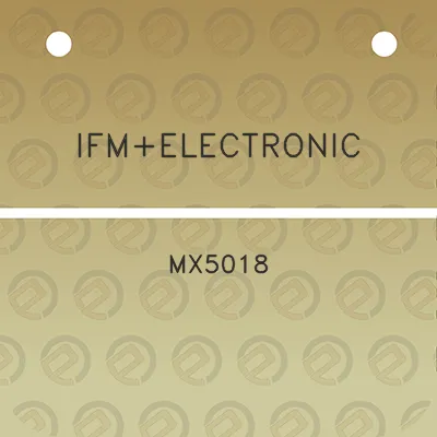 ifmelectronic-mx5018