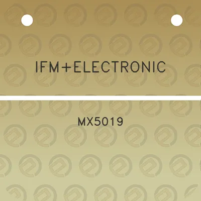 ifmelectronic-mx5019