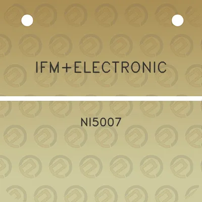 ifmelectronic-ni5007