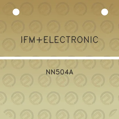 ifmelectronic-nn504a