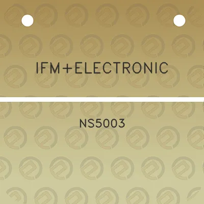 ifmelectronic-ns5003