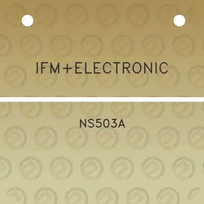 ifmelectronic-ns503a