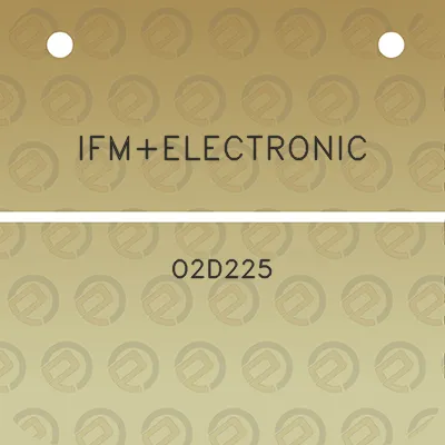 ifmelectronic-o2d225