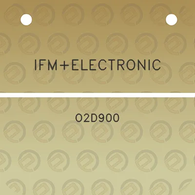 ifmelectronic-o2d900