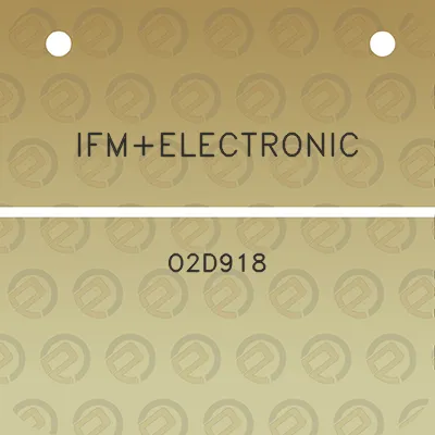 ifmelectronic-o2d918