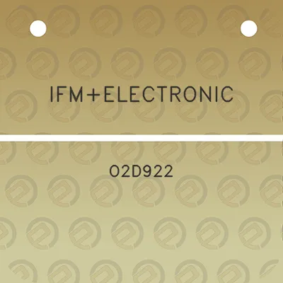 ifmelectronic-o2d922