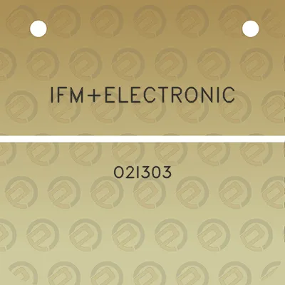 ifmelectronic-o2i303