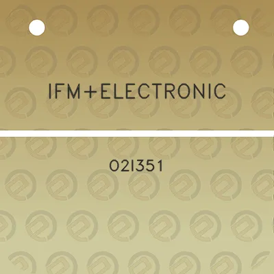 ifmelectronic-o2i351