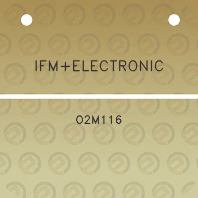 ifmelectronic-o2m116