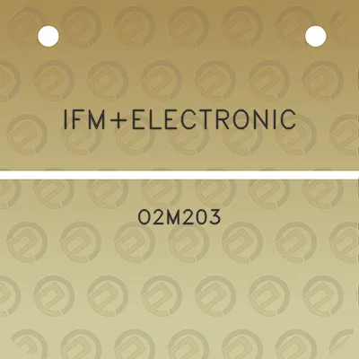 ifmelectronic-o2m203