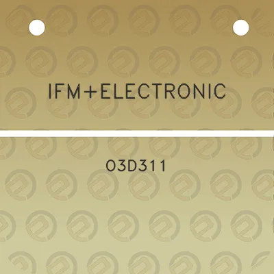 ifmelectronic-o3d311