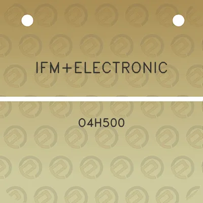 ifmelectronic-o4h500